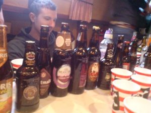 Assorted beer club beers